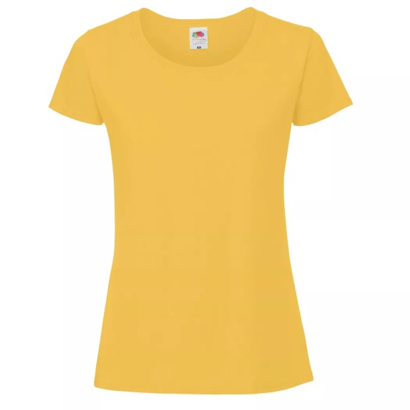 Premium Tshirt Damen Gelb S