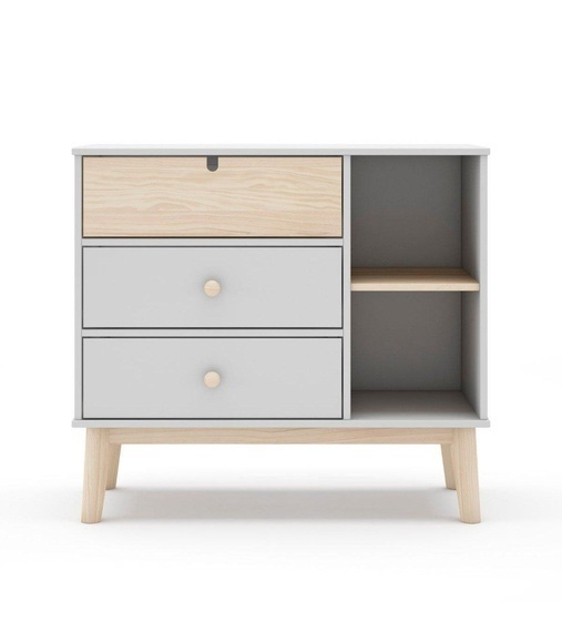 Kommode 3 Schubladen und 2 Fächer L90 cm - Estefania Kommode 3 Schubladen und 2 Fächer L90 cm - Estefania