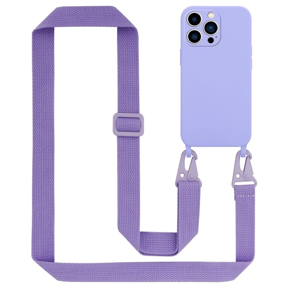 Handy Kette für iPhone 14 PRO MAX Silikon Schutzhülle