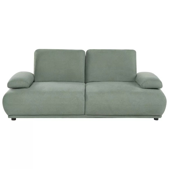 Beliani - 3 Sitzer Sofa aus Stoff Modern NACKA, One Size, Grün Bedruckt
