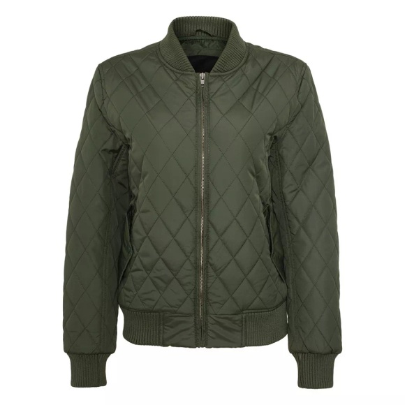 Urban classics ladies - diamond BOMBER nylon Quilted Jacket