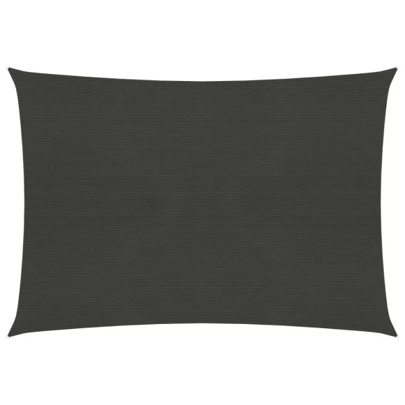vidaXL Sonnensegel 160 g/m² Anthrazit 4x5 m HDPE