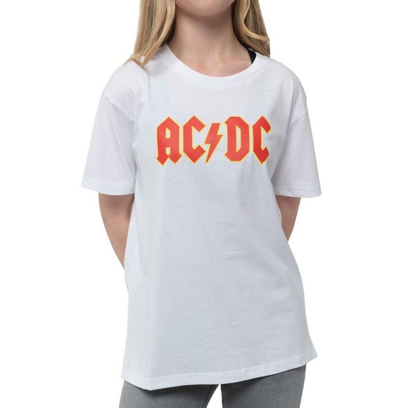 Acdc Tshirt Mädchen Weiss 92