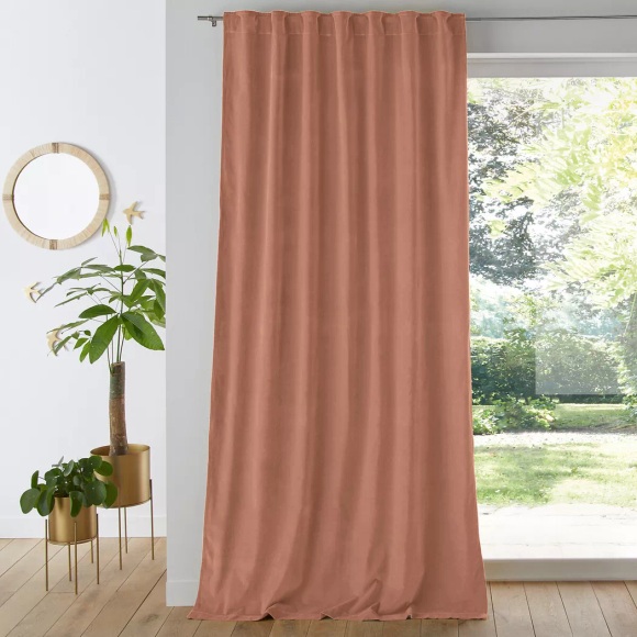 Vorhang Velvet Unisex Beige 135x350CM