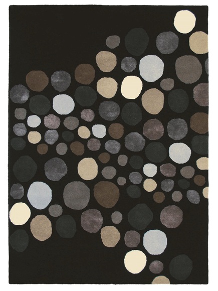 Wollteppich Aurora Schwarz Wollteppich Aurora Schwarz