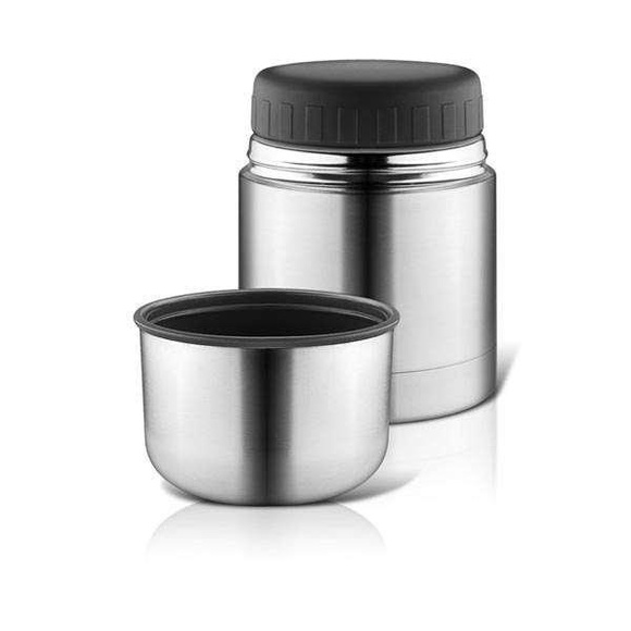 REER Warmhaltebox mit Becher Edelstahl silber