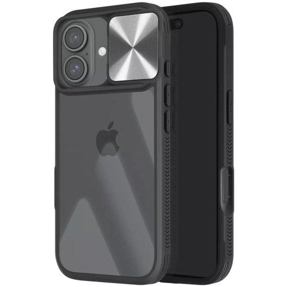 Avizar - Hülle iPhone 16 Plus Rand Schwarz, Schwarz