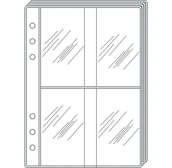 Einlagen Für Organizer - 15x21 Cm - Einlagen Unisex Weiss