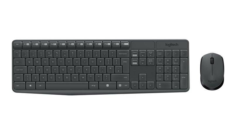 Logitech MK235 Tastatur und Maus Set (Deutsche Ausführung)