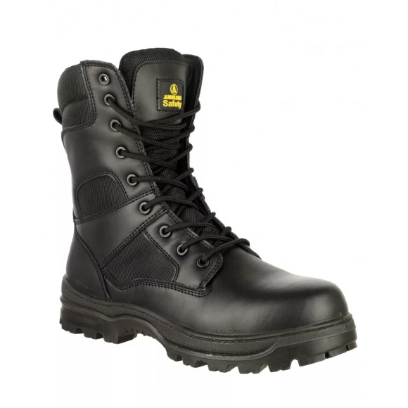 Amblers - Sicherheitsstiefel, 47, Schwarz