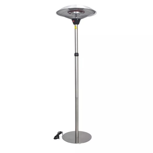 Sonnenkönig Terrassenheizer Elektro silber 2100 W