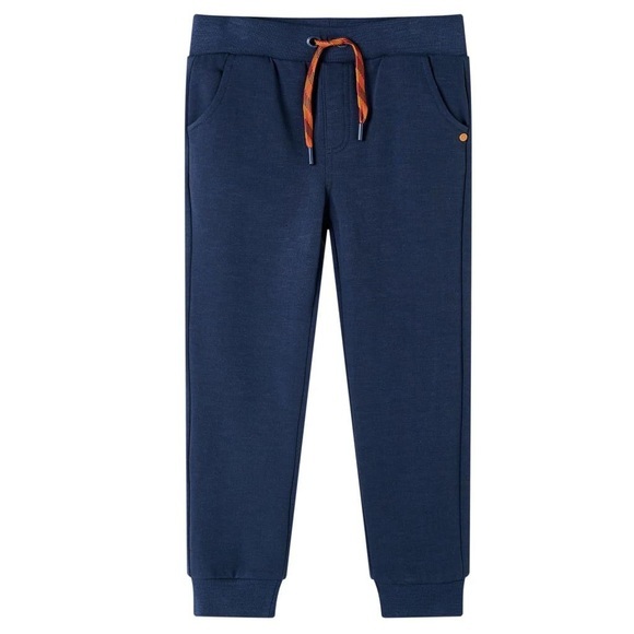 vidaXL Kinder-Trainingshose Marineblau Melange 104