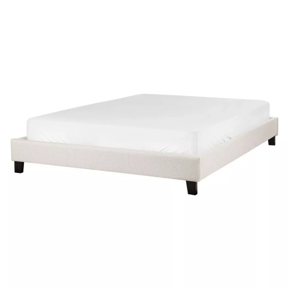 Bett mit Lattenrost aus Polyester Modern ROANNE Bett mit Lattenrost aus Polyester Modern ROANNE