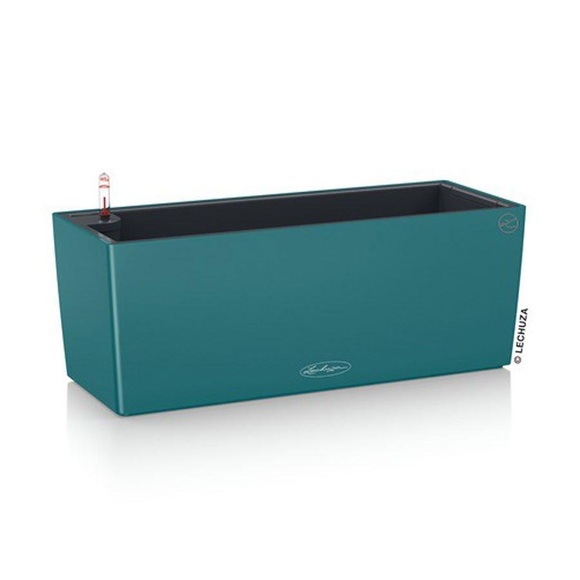 Lechuza - Blumenkästen mit Integriertem Bewässerungssystem Balconera Color 50 - Petrolblau