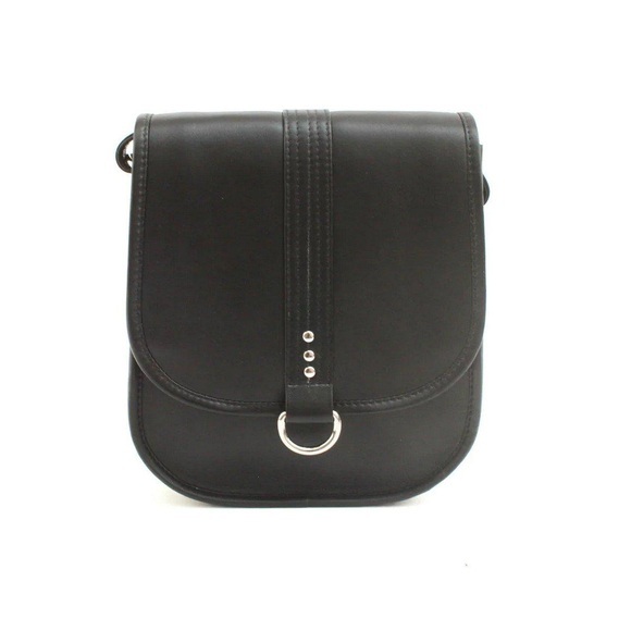 Handtasche Melody, Leder Damen Schwarz ONE SIZE