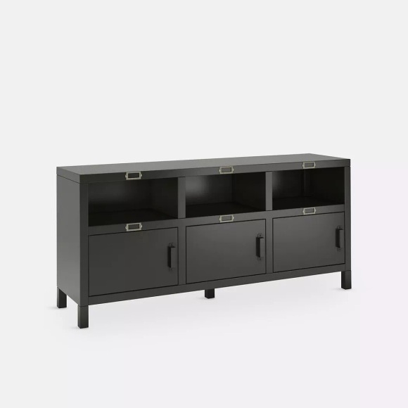 Sideboard ''Hiba'', 3 Türen, Stahl