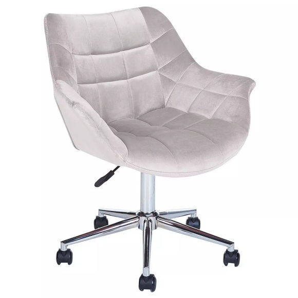 Bürostuhl aus Samtstoff Modern LABELLE Bürostuhl aus Samtstoff Modern LABELLE