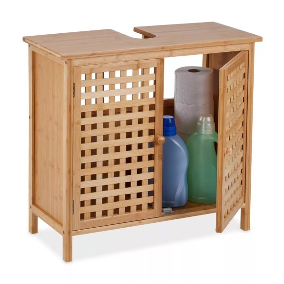 B2X - Waschbeckenunterschrank aus Bambus, 74 cm