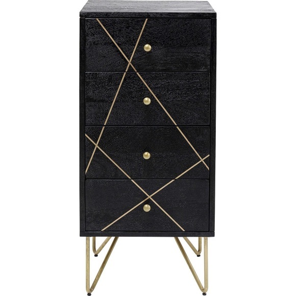 Kommode Vein gold 40x88