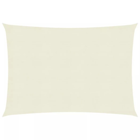 vidaXL Sonnensegel 160 g/m² Creme 2,5x3 m HDPE