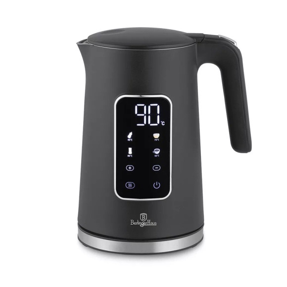 Berlinger, Wasserkocher, Berlinger Wasserkocher 1.7L Anthracite Collection Wasserkocher,