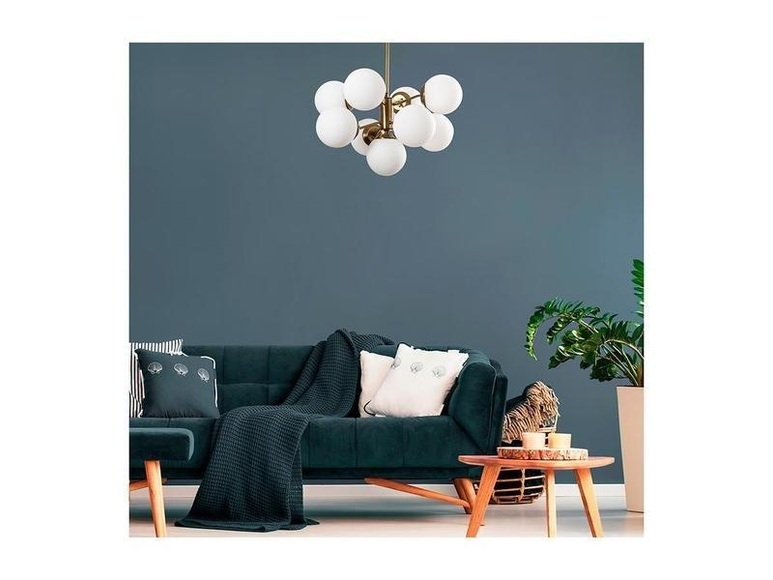 Home - Hängelampe Mudoni - Bronze und Weiss