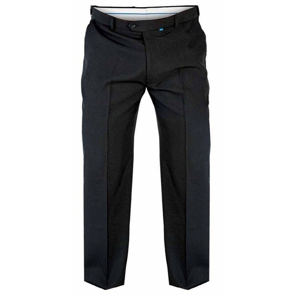Duke Clothing Bügelfaltenhose »Herren Kingsize Max D555 Hose verstellbarer Bund«