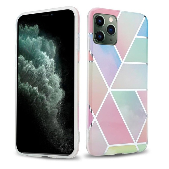 Hülle für Apple iPhone 12 MINI aus TPU Silikon mit Muster Mosaik