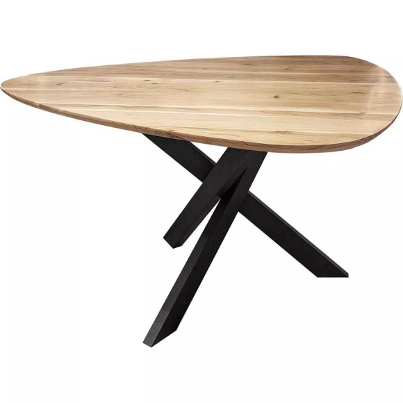 mutoni - Esstisch Triangle Akazie natur 135x135, One Size