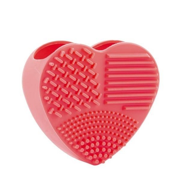InnovaGoods - Pinselreiniger Heart Cleaner - Koralle