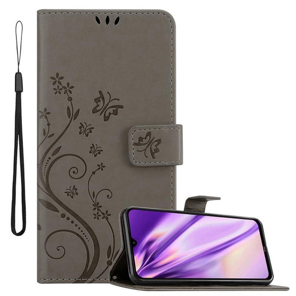 Hülle für Xiaomi RedMi NOTE 8 Blumen Design Magnetverschluss