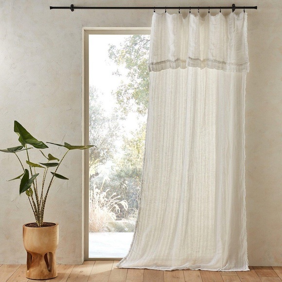 Vorhang Plumaka Unisex Weiss 140x180 cm