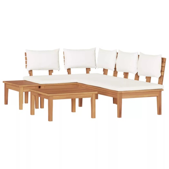 VidaXL - Garten-sofa massivholz teak, One Size, Braun