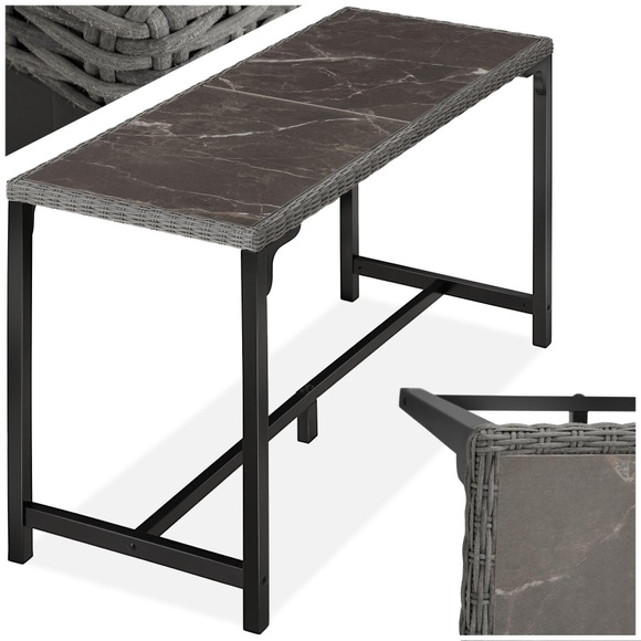 Rattan Bartisch Lovas 161x64,5x99,5cm Rattan Bartisch Lovas 161x64,5x99,5cm