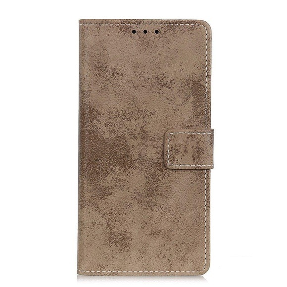 iPhone 11 - Vintage Leder Hülle in Wildleder Optik