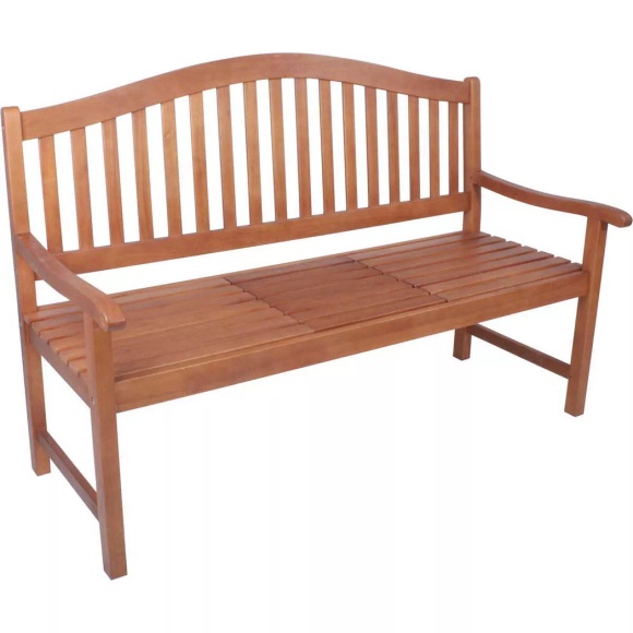 GARDEN PLEASURE Gartenbank »PHUKET«, Eukalyptus, 150x105x63 cm, braun