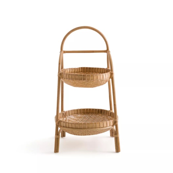 La Redoute Intérieurs - Regal Jyska mit 2 grossen Körben, One Size, Beige
