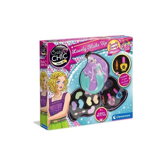 Clementoni - Crazy Chic Lovely Make Up Meerjungfrau multilingual