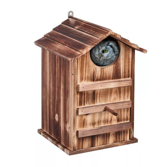 B2X - Eulen-Nistkasten aus Holz, 40cm