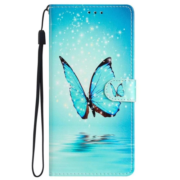 iPhone 15 Pro Max - Hülle Schmetterling mit Band