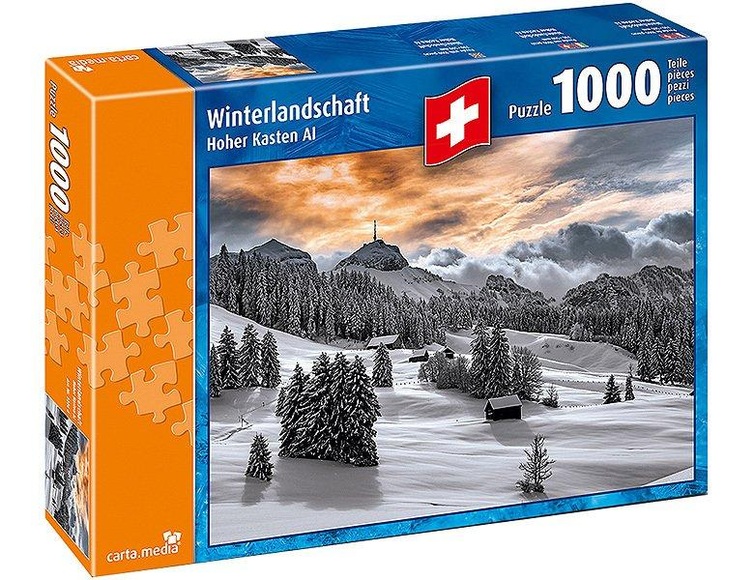 Puzzle Winterlandschaft Hoher Kasten AI (1000Teile)