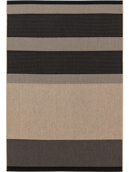In- & Outdoor-Teppich Naoto BeigeSchwarz In- & Outdoor-Teppich Naoto BeigeSchwarz