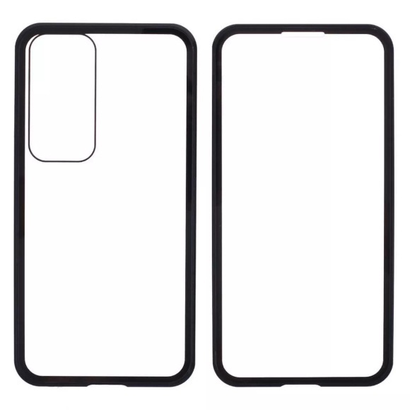 Cover-Discount - Galaxy S25 Front- & Back Panzerglas, Schwarz