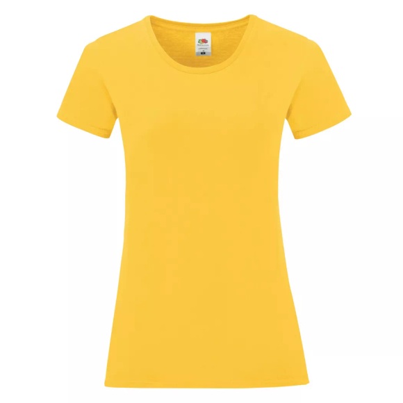Iconic Tshirt Damen Gelb Bunt S