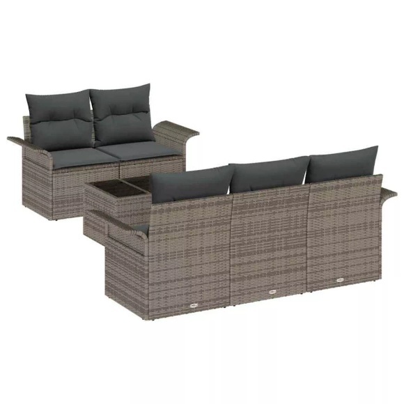 VidaXL - Outdoor-sofa poly-rattan, One Size, Grau