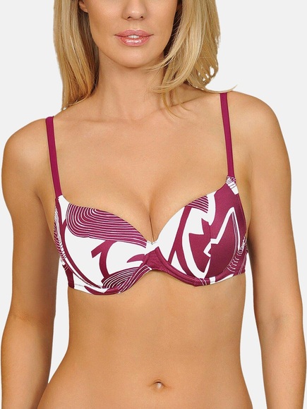 Bikini-oberteil Vorgeformt Karpathos Damen Bordeaux E/38