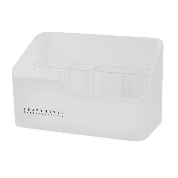 Set für die Badezimmerorganisation, 3-teilig - Weiß Set für die Badezimmerorganisation, 3-teilig - Weiß