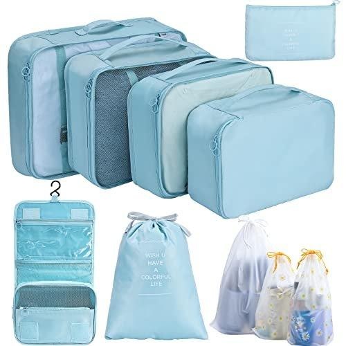 Koffer Organizer Set 10 Stück Packing Cubes Set Unisex Multicolor ONE SIZE