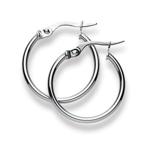 Creolen Weissgold 750, 39mm Damen ONE SIZE