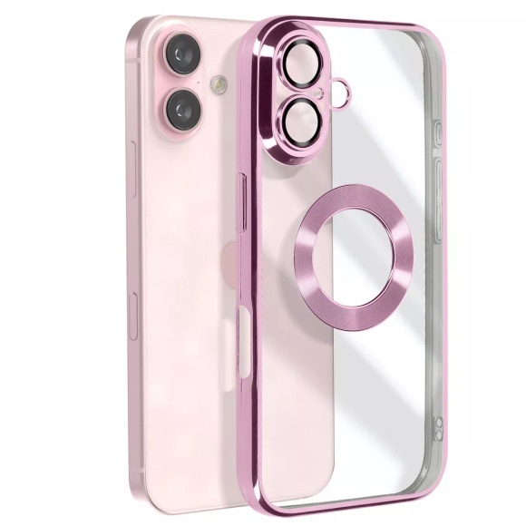 Avizar - Glam Hülle iPhone 16 Plus Rosa, Rosa